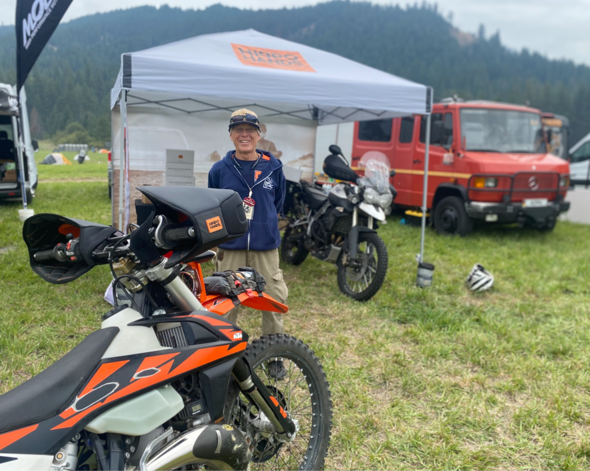 Hippo Hands at the Touratech Rally 2021 in Plain, WA