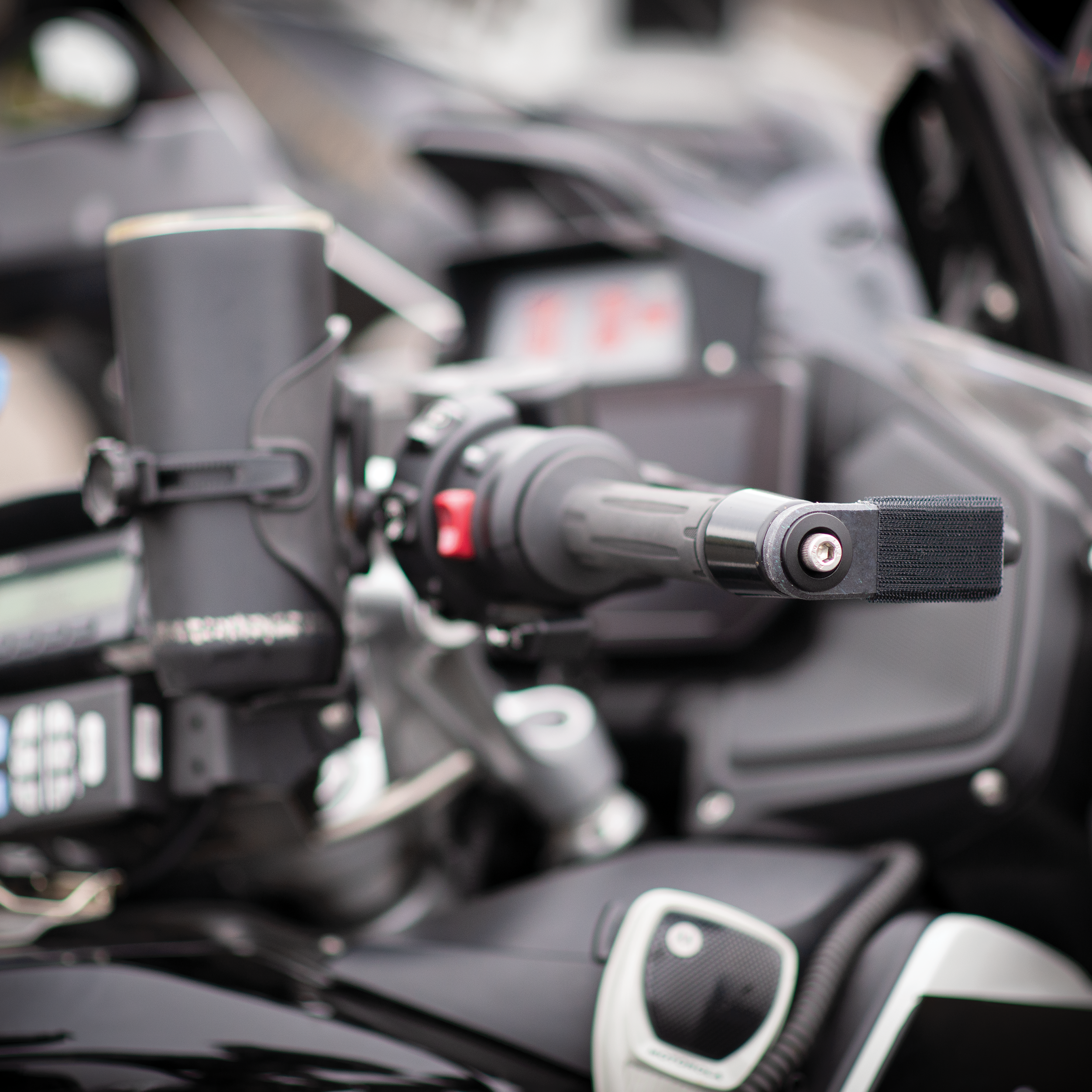 Bar End Adapters — for BMW RT, Honda GW, Scooters, and classic bikes without hand guards