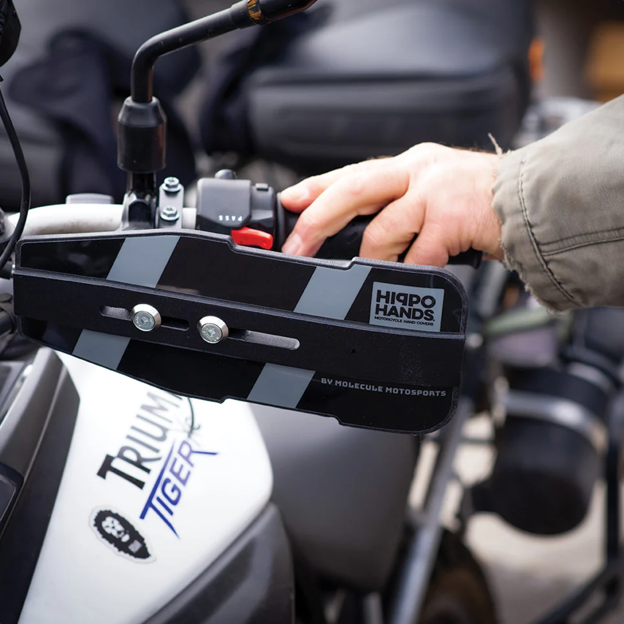 Hand Guards — Flag Style Brush Guards