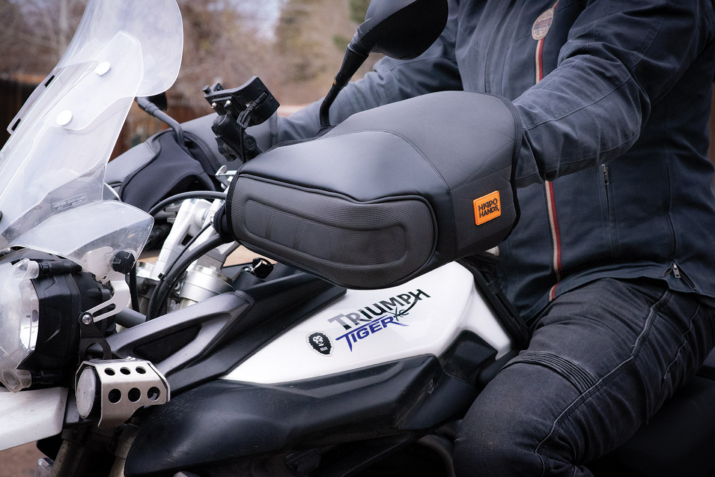 Alcan — Max coverage, ADV/touring motorcycle hand covers