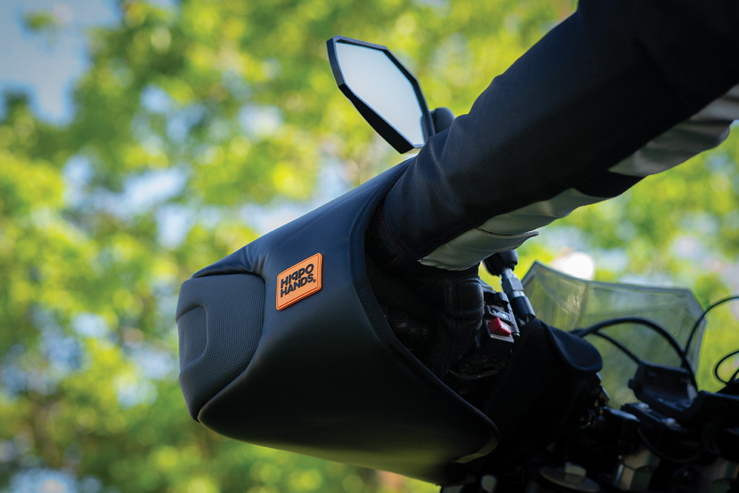 Hippo Hands: motorcycle hand covers for warm dry hands in any weather ...