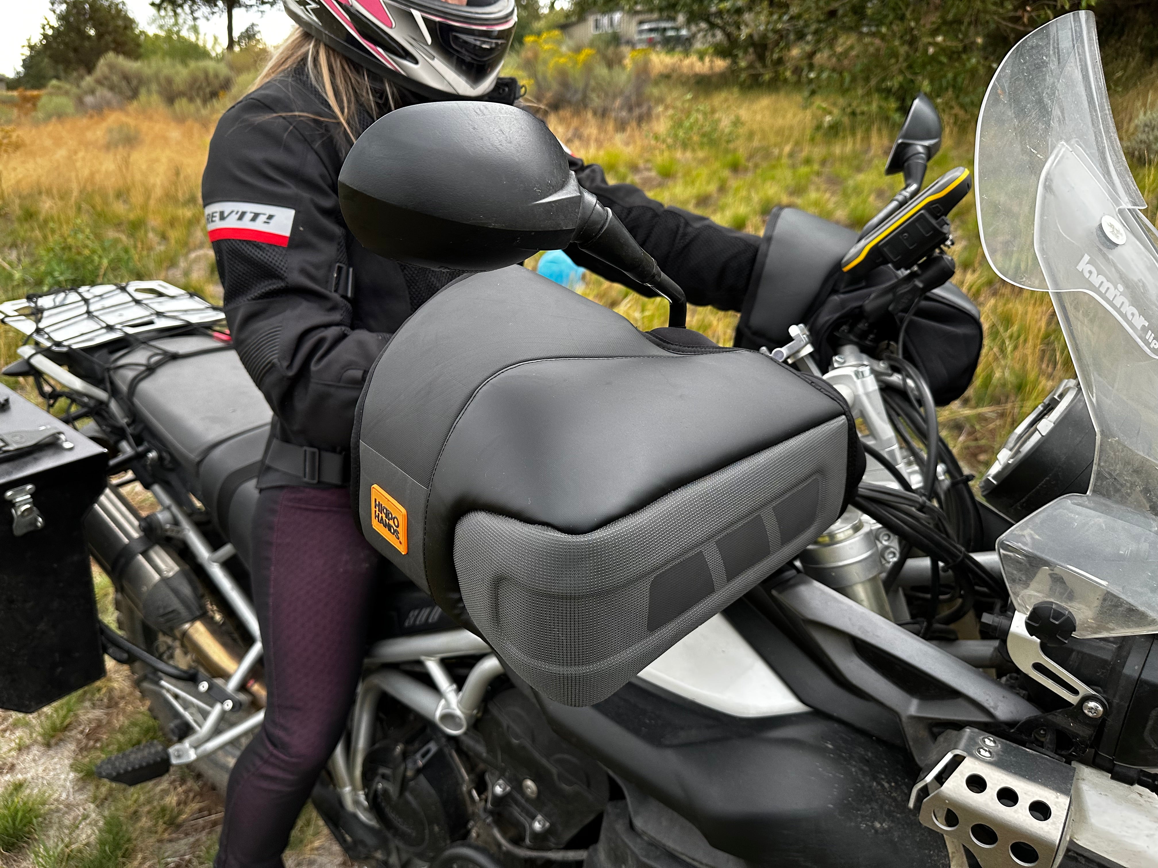 Alcan — Max coverage, ADV/touring motorcycle hand covers