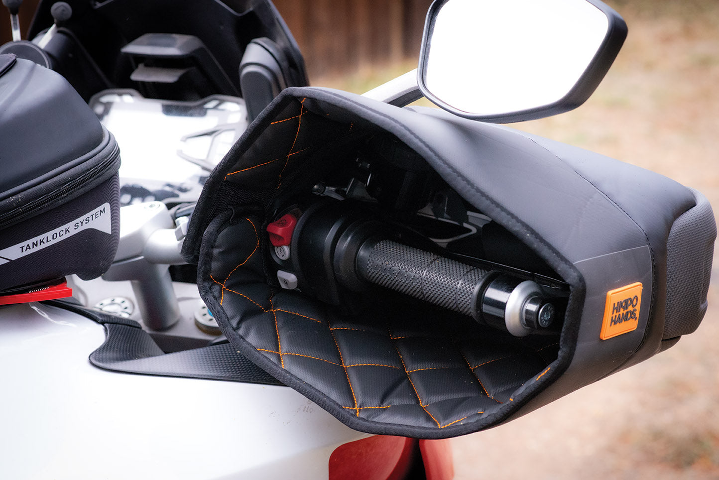 Rogue — Mid-sized, versatile motorcycle hand covers
