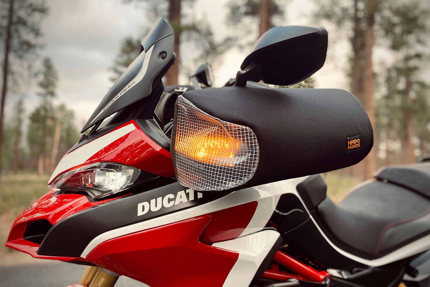 Duc — Ducati Multistrada motorcycle hand covers