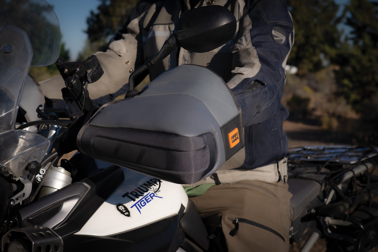 Rogue — Mid-sized, versatile motorcycle hand covers